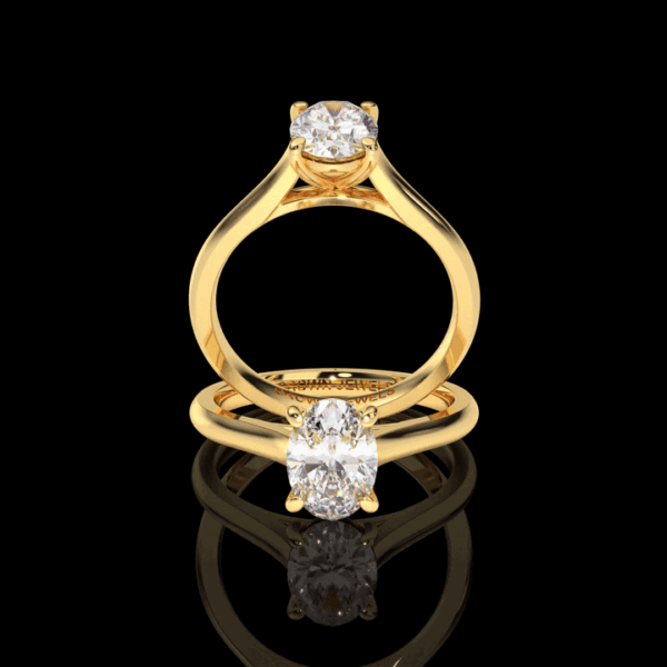 Oval Solitaire Ring