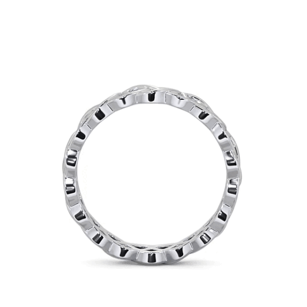 Men’s Celtic White Gold Wedding Ring – Alaric
