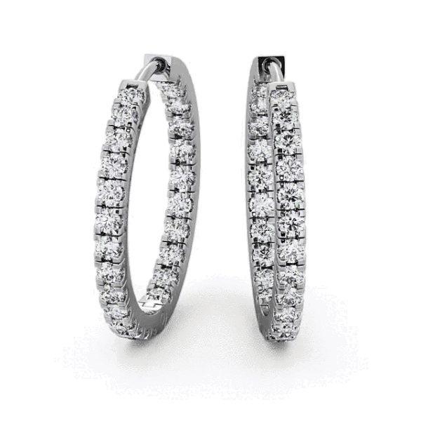 Orivelle Round Hoop Earrings
